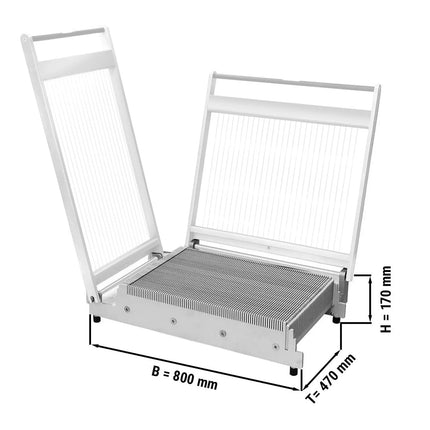 GGM Gastro Commercial Praline Guitar Cutter - Double-Cut - without Frames