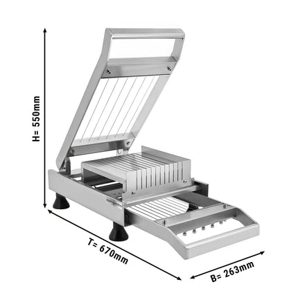 GGM Gastro Commercial Praline Guitar Cutter - Wire Spacing: 14 & 28mm - incl. 2 Frames