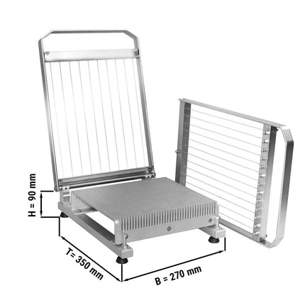 GGM Gastro Commercial Praline Guitar Cutter - Wire Spacing: 30&22,5mm - incl. 2 Frames
