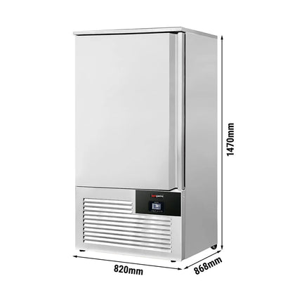 GGM Gastro Commercial Reach-In Blast Chiller/Freezer - 10x GN 1/1 - 240L - Hardwired