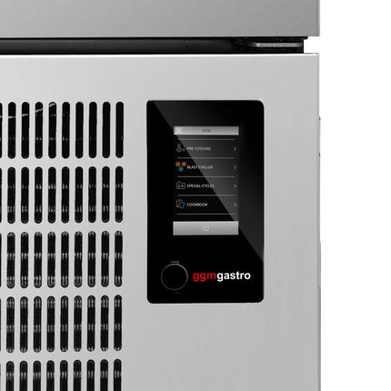 GGM Gastro Commercial Reach-In Blast Chiller/Freezer - 10x GN 1/1 or EN 600x400mm - with Touchscreen Controller - 240L
