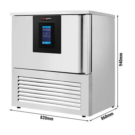 GGM Gastro Commercial Reach-In Blast Chiller/Freezer - 5x GN 1/1 - with Touchscreen Controller - 120L