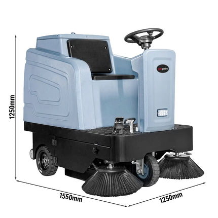 GGM Gastro Commercial Ride-on Floor Sweeper - Work Rate 7500m²/h