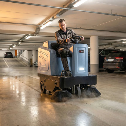 GGM Gastro Commercial Ride-on Floor Sweeper - Work Rate 7500m²/h
