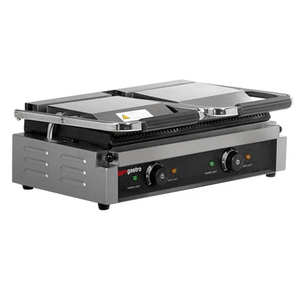 GGM Gastro Commercial Saladette Prep Counter - 1210x700mm - 4 Drawers - for 9x GN 1/6 - incl. Digital contact grill
