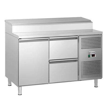GGM Gastro Commercial Saladette Prep Counter ECO - 1360x700mm - 1 Door & 2 Drawers - for 7x GN 1/3