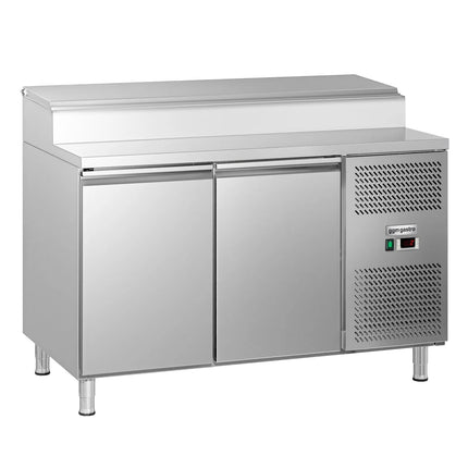 GGM Gastro Commercial Saladette Prep Counter ECO - 1360x700mm - 2 Doors - for 7x GN 1/3