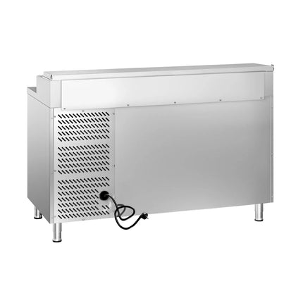 GGM Gastro Commercial Saladette Prep Counter ECO - 1360x700mm - 4 Drawers - for 7x GN 1/3