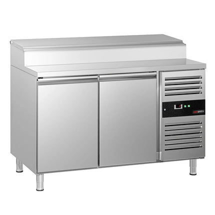 GGM Gastro Commercial Saladette Prep Counter PREMIUM - 1360x700mm - 2 Doors - for 7x GN 1/3