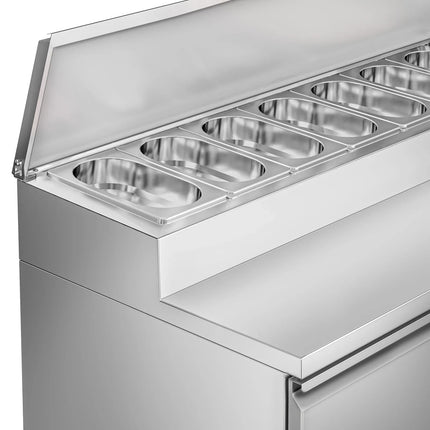 GGM Gastro Commercial Saladette Prep Counter PREMIUM - 1795mm - 6 Drawers - for 8x GN 1/3