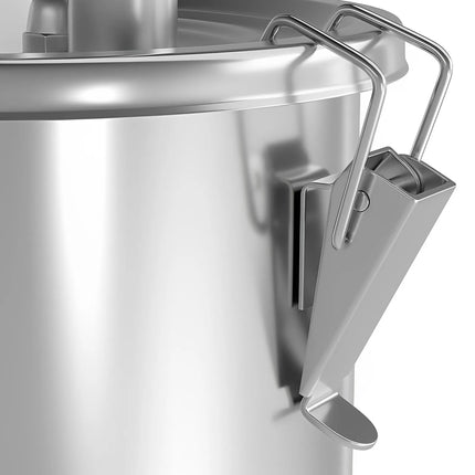 GGM Gastro Commercial Sauce Dispenser with Pump - 10 litres - adjustable dose - 40ml per pump - with container - Stainless steel - 265x440mm