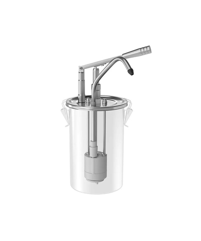 GGM Gastro Commercial Sauce Dispenser with Pump - 4.5 litres - suitable for 4.5 litre containers - Stainless steel - 180x420mm - adjustable dose - 40ml per pump - without container