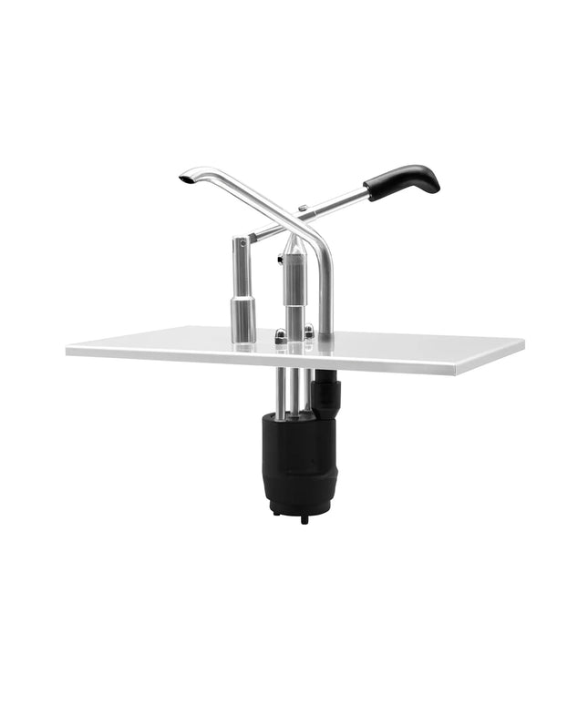 GGM Gastro Commercial Sauce Dispenser with Pump - suitable for GN 1/3 containers - Stainless steel - 325x176x350mm - adjustable dose