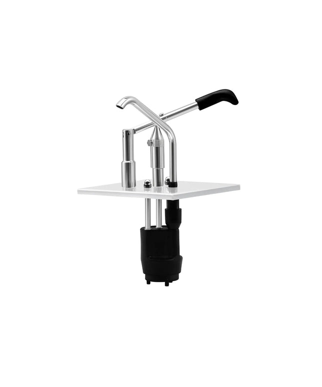 GGM Gastro Commercial Sauce Dispenser with Pump - suitable for GN 1/6 containers - Stainless steel - 180x390mm - adjustable dose