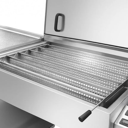 GGM Gastro Commercial Semi-Automatic Doughnut Fryer - 7.4kW - Capacity: 360 pcs/h - Electronic control