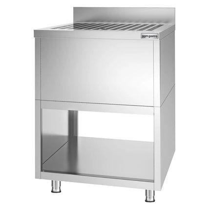 GGM Gastro Commercial Sink Cabinet - 600x600mm - 1 bowl
