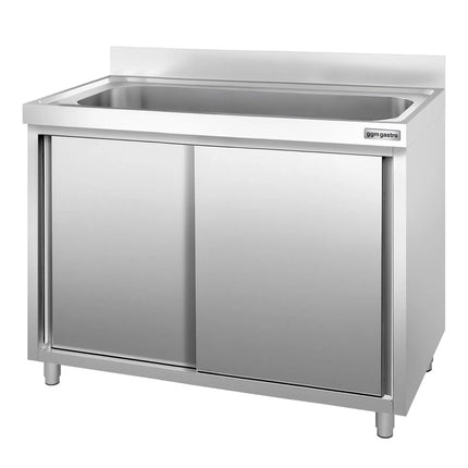 GGM Gastro Commercial Sink Cabinet PREMIUM - 1200x700mm - with 1 bowl