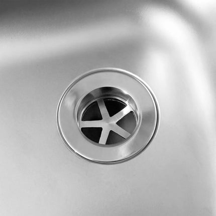GGM Gastro Commercial Sink Cabinet PREMIUM - 1400x700mm - 2 bowls right-hand - 3 drawers