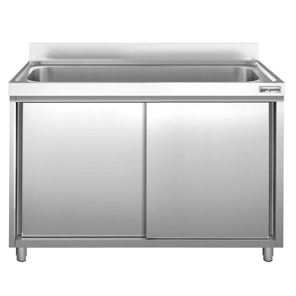 GGM Gastro Commercial Sink Cabinet PREMIUM - 1400x700mm - with 1 bowl