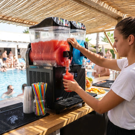 GGM Gastro Commercial Slush Machine – 2 x 12 litres – 850 watts – digital