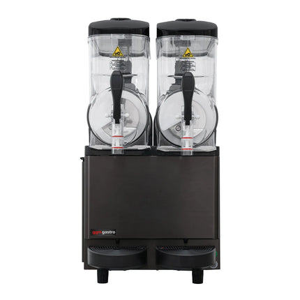 GGM Gastro Commercial Slush Machine - 2x 12L - 710W - Digital - Black