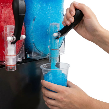 GGM Gastro Commercial Slush Machine - 2x 12L - 710W - Digital - Black