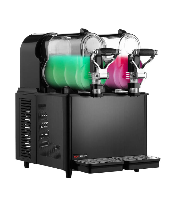 GGM Gastro Commercial Slush Machine - 2x 3L - 430W - Black