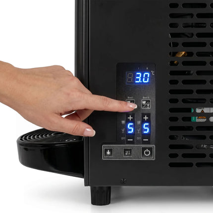 GGM Gastro Commercial Slush Machine - 3x 12L - 1.08kW - Digital - Black