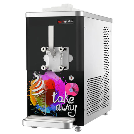 GGM Gastro Commercial Soft Serve Ice Cream Machine - 11.25L/h - 1.5kW - for 1 flavour - Tabletop unit - Pre-Cooling