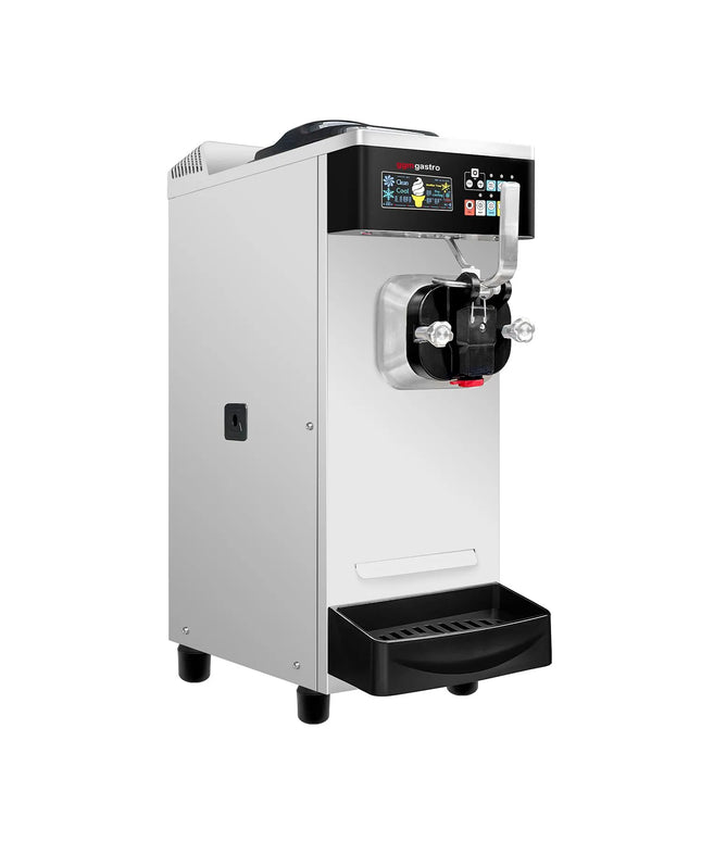 GGM Gastro Commercial Soft Serve Ice Cream Machine - 20-26L/h - 1.6kW - for 1 flavour - Tabletop unit - Pre-Cooling