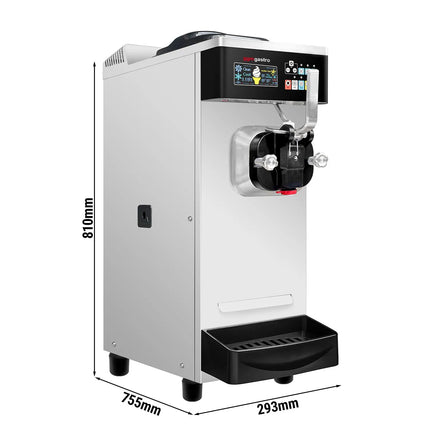 GGM Gastro Commercial Soft Serve Ice Cream Machine - 20-26L/h - 1.6kW - for 1 flavour - Tabletop unit - Pre-Cooling