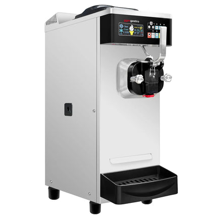 GGM Gastro Commercial Soft Serve Ice Cream Machine - 20-26L/h - 1.6kW - for 1 flavour - Tabletop unit - Pre-Cooling