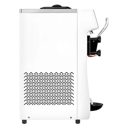 GGM Gastro Commercial Soft Serve Ice Cream Machine - 30-32L/h - 2.68kW - Touchscreen - for 3 flavours (twin twist) - Tabletop unit - Pre-Cooling