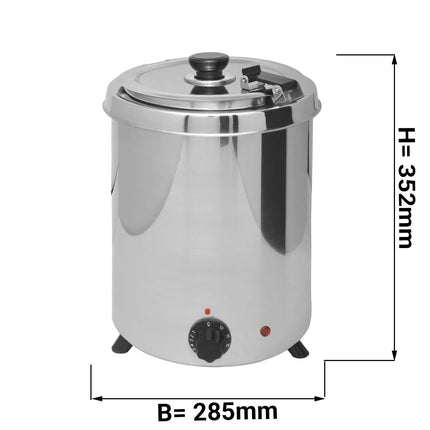 GGM Gastro Commercial Soup Kettle - 5L - Stainless Steel