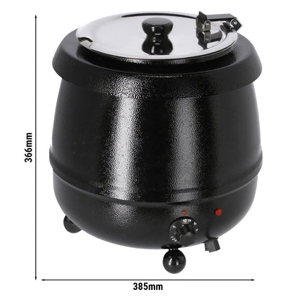 GGM Gastro Commercial Soup Kettle - 9L - Black