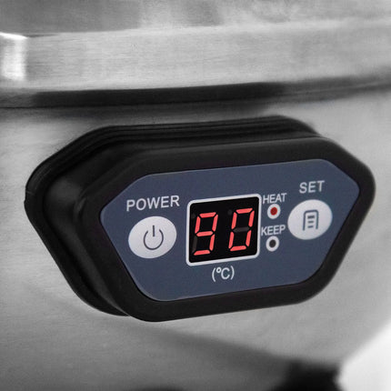 GGM Gastro Commercial Soup Kettle - 9L - Digital - Stainless Steel