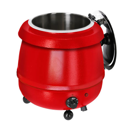 GGM Gastro Commercial Soup Kettle - 9L - Red