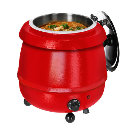 GGM Gastro Commercial Soup Kettle - 9L - Red