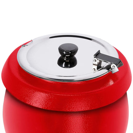 GGM Gastro Commercial Soup Kettle - 9L - Red