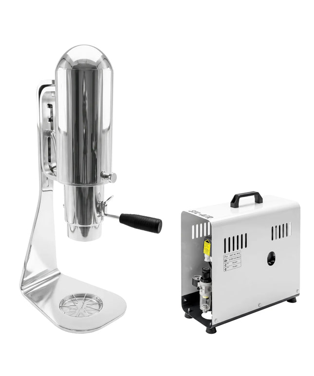 GGM Gastro Commercial Spaghetti Ice Cream Press UNICA - with Ribbon Pasta shaper with cover