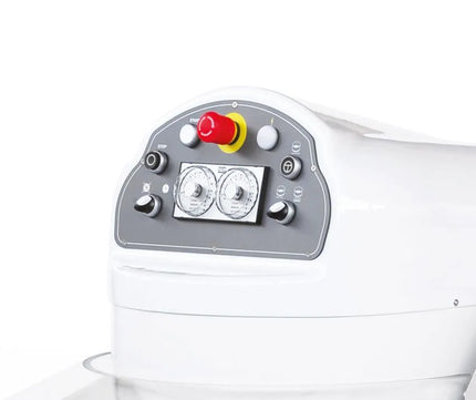 GGM Gastro Commercial Spiral Dough Mixer - 131L / 80kg - Twin Speed - Fixed Head & Bowl - with Timer - 400V 3‑Phase - For Pizza & Bread Dough