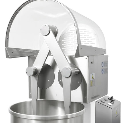 GGM Gastro Commercial Spiral Dough Mixer - 175L / 100kg - Twin Speed - Fixed Head & Bowl - 400V 3‑Phase - For Pizza & Bread Dough