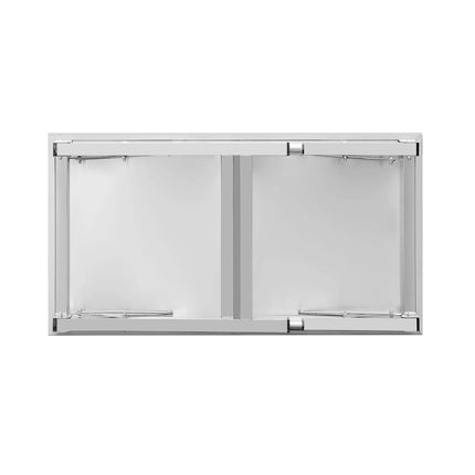 GGM Gastro Commercial Stainless Steel Centre Table - 1000x600mm - Foldable