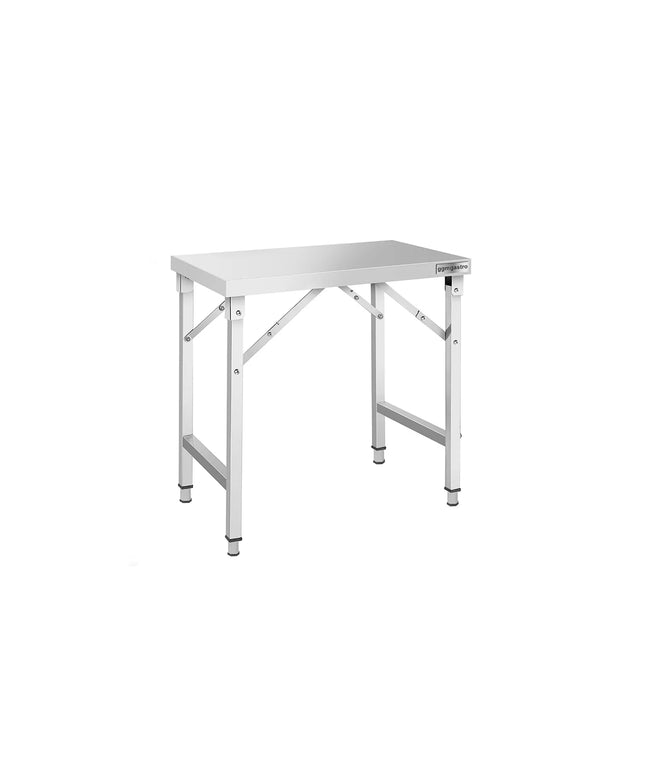 GGM Gastro Commercial Stainless Steel Centre Table - 1000x700mm - Foldable