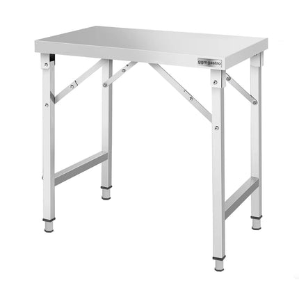 GGM Gastro Commercial Stainless Steel Centre Table - 1000x700mm - Foldable