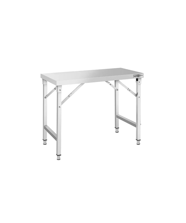 GGM Gastro Commercial Stainless Steel Centre Table - 1200x700mm - Foldable