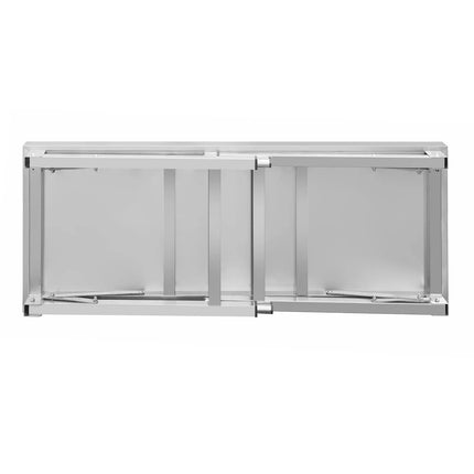 GGM Gastro Commercial Stainless Steel Centre Table - 1500x600mm - Foldable
