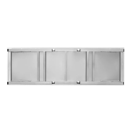 GGM Gastro Commercial Stainless Steel Centre Table - 1800x600mm - Foldable