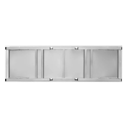 GGM Gastro Commercial Stainless Steel Centre Table - 2000x600mm - Foldable