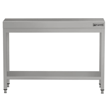 GGM Gastro Commercial Stainless Steel Centre Table ECO - 1000x700mm - with Undershelf